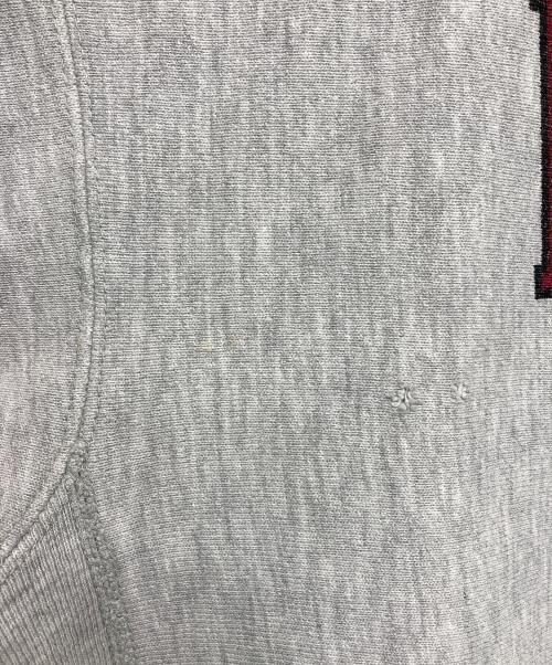 Champion REVERSE WEAVE（チャンピオン リバース ウィーブ）Champion REVERSE WEAVE (チャンピオン リバース ウィーブ) 90's染み込みプリントヴィンテージスウェット グレー サイズ:Lの古着・服飾アイテム