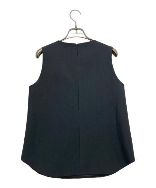 Bibiy.（ビビィ）Bibiy. (ビビィ) ステファニーフラワーコサージュトップス/ノースリーブブラウス グレー サイズ:Fの古着・服飾アイテム