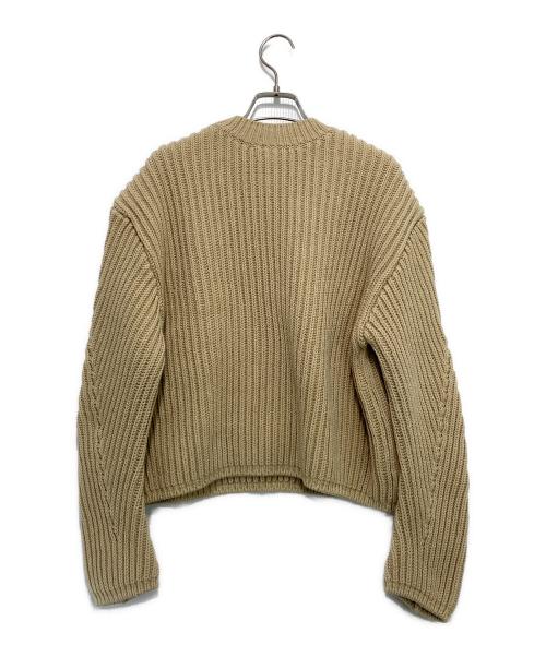 Acne studios（アクネ ストゥディオズ）ACNE STUDIOS (アクネ ストゥディオス) Natural Rib-knit Sweater ブラウン サイズ:M 未使用品の古着・服飾アイテム