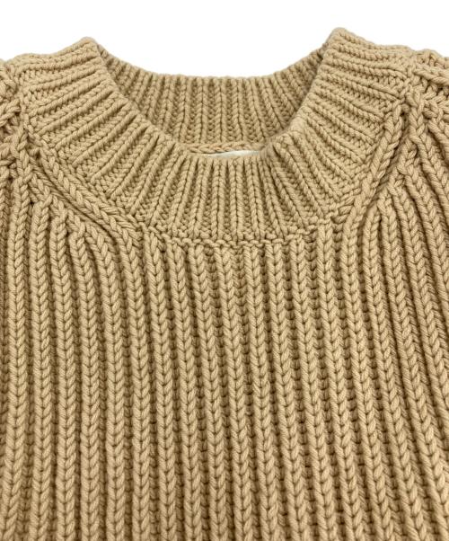 Acne studios（アクネ ストゥディオズ）ACNE STUDIOS (アクネ ストゥディオス) Natural Rib-knit Sweater ブラウン サイズ:M 未使用品の古着・服飾アイテム