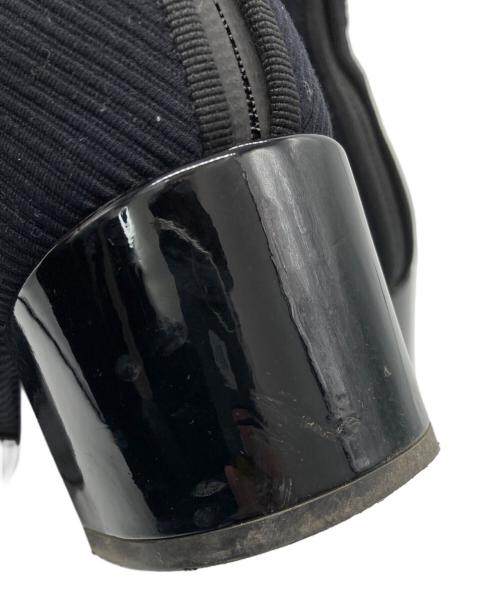 CHANEL（シャネル）CHANEL (シャネル) ココマークバックジップブーツ ブラック サイズ:36Cの古着・服飾アイテム