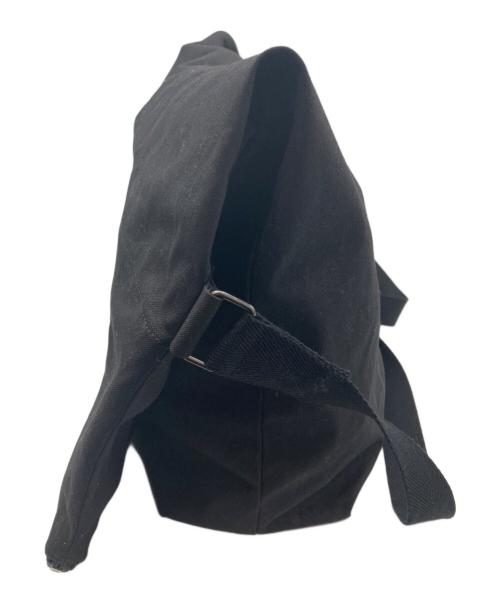 YOHJI YAMAMOTO（ヨウジヤマモト）YOHJI YAMAMOTO (ヨウジヤマモト) NOVELTY MESSENGER BAG/シグネチャーショルダーバッグ ブラックの古着・服飾アイテム