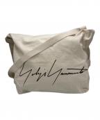 YOHJI YAMAMOTOヨウジヤマモト）の古着「NOVELTY MESSENGER BAG/シグネチャーショルダーバッグ」｜ベージュ