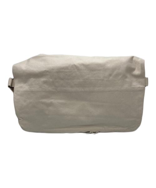 YOHJI YAMAMOTO（ヨウジヤマモト）YOHJI YAMAMOTO (ヨウジヤマモト) NOVELTY MESSENGER BAG/シグネチャーショルダーバッグ ベージュの古着・服飾アイテム