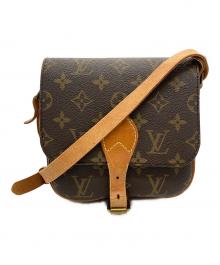 LOUIS VUITTON（ルイ ヴィトン）の古着「カルトシエールPM/ショルダーバッグ」｜ブラウン