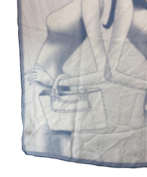 CELINE（セリーヌ）CELINE (セリーヌ) 総柄スカーフ ブルー サイズ:-の古着・服飾アイテム