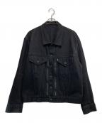Essayエッセイ）の古着「ジップデニムジャケット」｜ブラック