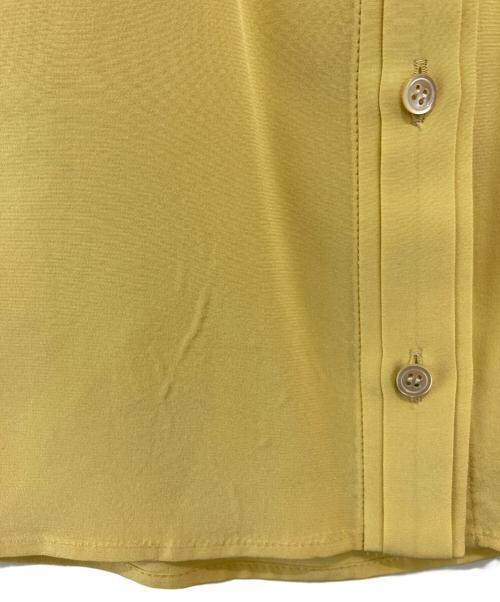 ANAYI（アナイ）ANAYI (アナイ) ノースリーブデザインシルクブラウス イエロー サイズ:38の古着・服飾アイテム