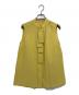 ANAYI（アナイ）の古着「ノースリーブデザインシルクブラウス」｜イエロー
