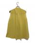 ANAYI (アナイ) ノースリーブデザインシルクブラウス イエロー サイズ:38：5000円