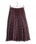 ANAYI（アナイ）の古着「総柄プリーツスカート」｜パープル