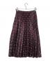 ANAYI (アナイ) 総柄プリーツスカート パープル サイズ:36：3980円