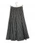 ANAYI (アナイ) チェックスカート ブラック×ホワイト サイズ:36：4500円