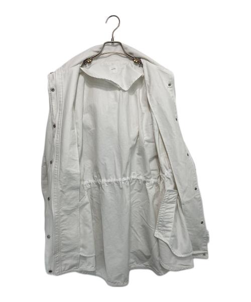 earthy（アーシー）earthy (アーシー) ジップジャケット ホワイト サイズ:Ｆの古着・服飾アイテム