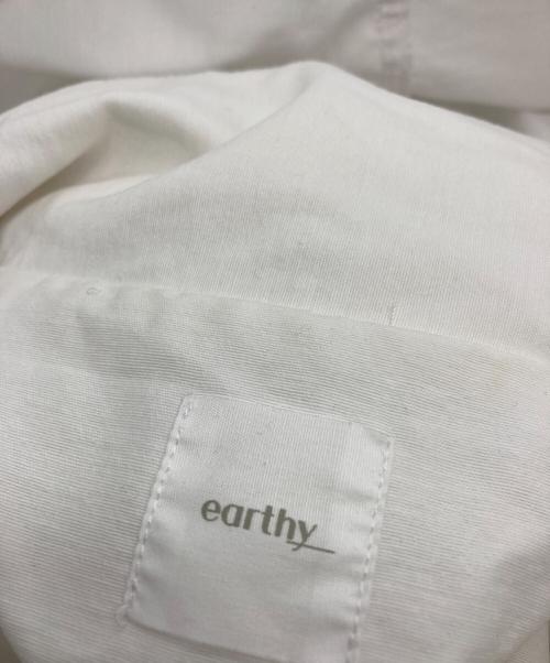 earthy（アーシー）earthy (アーシー) ジップジャケット ホワイト サイズ:Ｆの古着・服飾アイテム