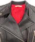 中古・古着 CELINE (セリーヌ) Biker Leather Riders Jacket/ライダースジャケット ブラック サイズ:38：60000円