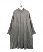 JURGEN LEHLヨーガンレール）の古着「ノーカラーウールコート」｜グレー