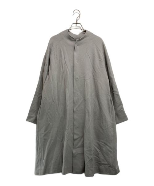 JURGEN LEHL（ヨーガンレール）JURGEN LEHL (ヨーガンレール) ノーカラーウールコート グレー サイズ:mの古着・服飾アイテム