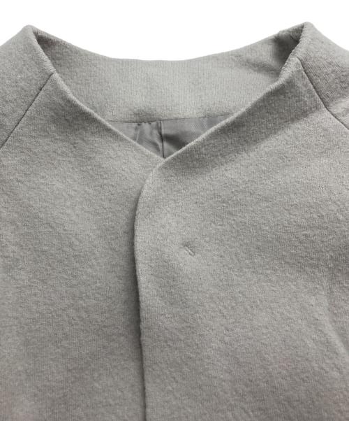 JURGEN LEHL（ヨーガンレール）JURGEN LEHL (ヨーガンレール) ノーカラーウールコート グレー サイズ:mの古着・服飾アイテム