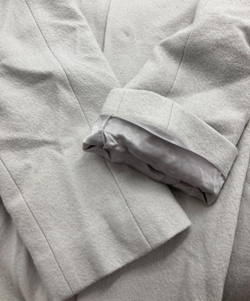 JURGEN LEHL（ヨーガンレール）JURGEN LEHL (ヨーガンレール) ノーカラーウールコート グレー サイズ:mの古着・服飾アイテム