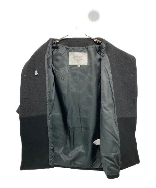 COACH（コーチ）COACH (コーチ) ウールコート グレー サイズ:Sの古着・服飾アイテム