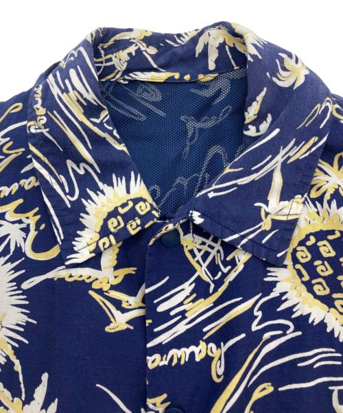 BEAMS（ビームス）BEAMS (ビームス) アロハコーチジャケット ブルー サイズ:Sの古着・服飾アイテム