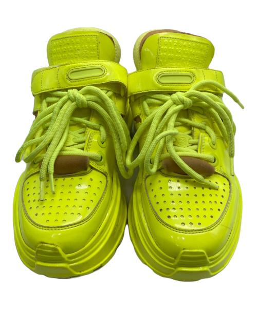 Maison Margiela（メゾンマルジェラ）Maison Margiela (メゾンマルジェラ) ローカットスニーカー イエロー サイズ:35の古着・服飾アイテム