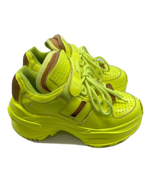 Maison Margiela（メゾンマルジェラ）Maison Margiela (メゾンマルジェラ) ローカットスニーカー イエロー サイズ:35の古着・服飾アイテム