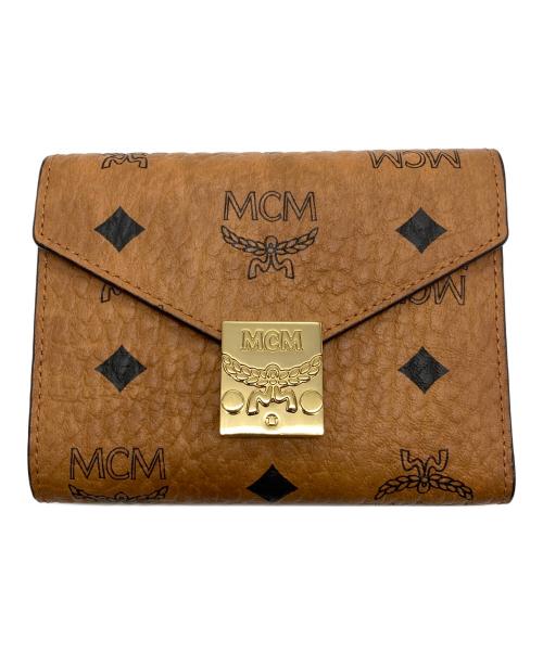 MCM（エムシーエム）MCM (エムシーエム) Tracy 三つ折りウォレット - ヴィセトス ブラウン サイズ:-の古着・服飾アイテム