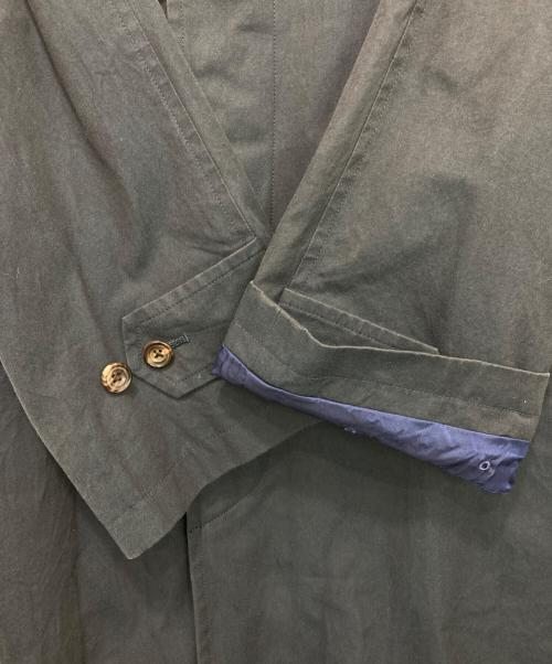 SANYO（サンヨー）SANYO (サンヨー) JANTJE ONTEMBAAR (ヤンチェ オンテンバール) ステンカラーコート ネイビー サイズ:Sの古着・服飾アイテム