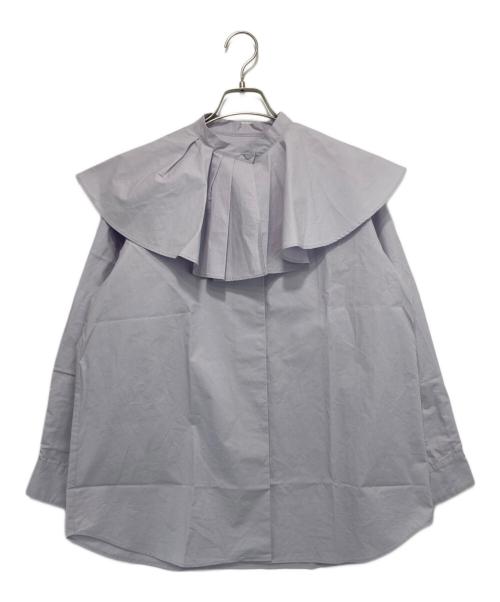 THE PAUSE（ザポーズ）the pause (ザポーズ) フレアカラー2WAYブラウス ラベンダー サイズ:Fの古着・服飾アイテム