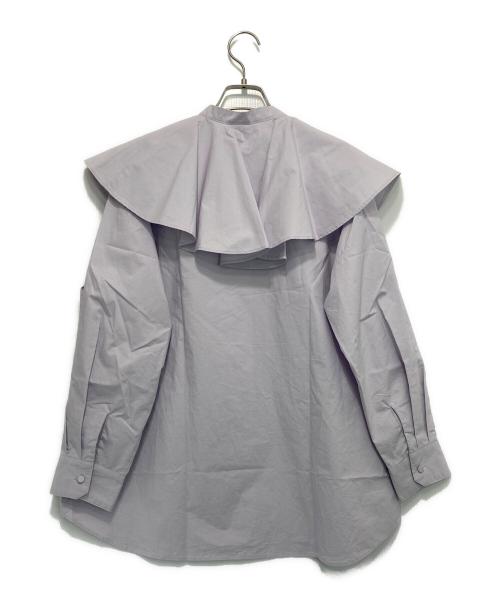 THE PAUSE（ザポーズ）the pause (ザポーズ) フレアカラー2WAYブラウス ラベンダー サイズ:Fの古着・服飾アイテム