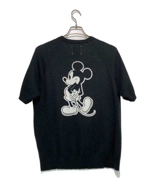 TAKAHIROMIYASHITA TheSoloIst.（タカヒロミヤシタ ザソロイスト）TAKAHIROMIYASHITA TheSoloIst. (タカヒロミヤシタ ザソロイスト) Mickey Mouse s/s sweater ブラック サイズ:46の古着・服飾アイテム