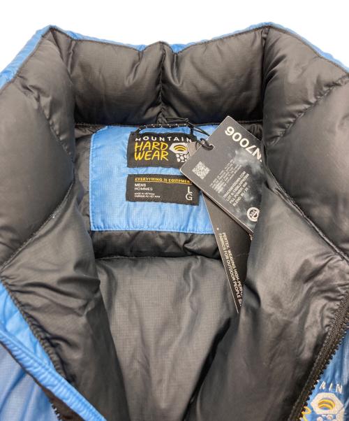 stussy（ステューシー）stussy (ステューシー) MOUNTAIN HARD WEAR (マウンテンハードウェア) SUBZERO DOWN JACKET スカイブルー×ブラック サイズ:Lの古着・服飾アイテム