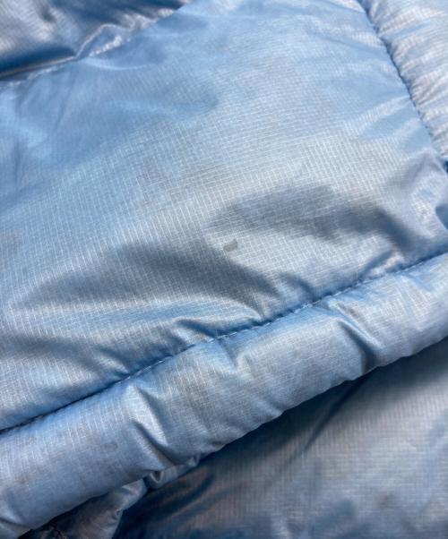 stussy（ステューシー）stussy (ステューシー) MOUNTAIN HARD WEAR (マウンテンハードウェア) SUBZERO DOWN JACKET スカイブルー×ブラック サイズ:Lの古着・服飾アイテム