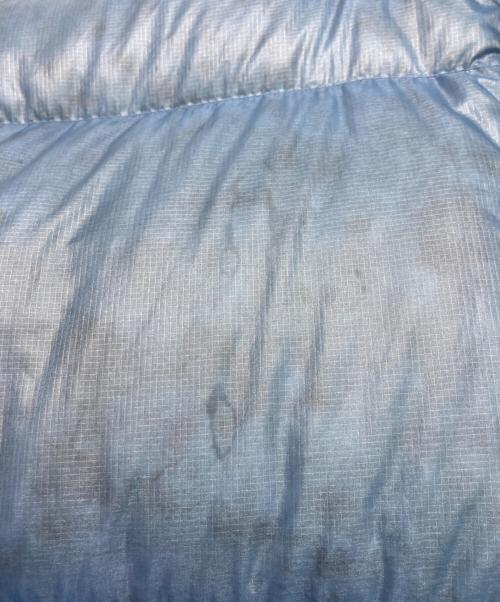 stussy（ステューシー）stussy (ステューシー) MOUNTAIN HARD WEAR (マウンテンハードウェア) SUBZERO DOWN JACKET スカイブルー×ブラック サイズ:Lの古着・服飾アイテム