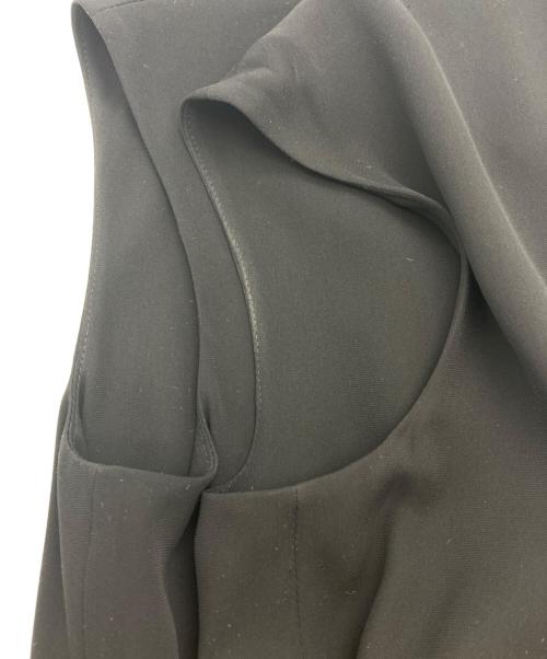 FOXEY NEWYORK（フォクシーニューヨーク）FOXEY NEWYORK (フォクシーニューヨーク) ノースリーブワンピース ブラック サイズ:40の古着・服飾アイテム