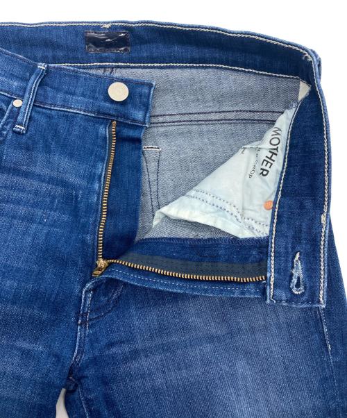 mother（マザー）mother (マザー) THE INSIDER CROP STEP デニムパンツ インディゴ サイズ:26の古着・服飾アイテム