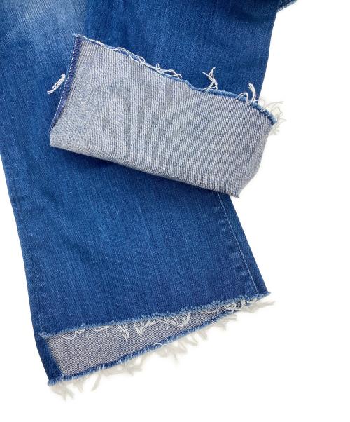 mother（マザー）mother (マザー) THE INSIDER CROP STEP デニムパンツ インディゴ サイズ:26の古着・服飾アイテム