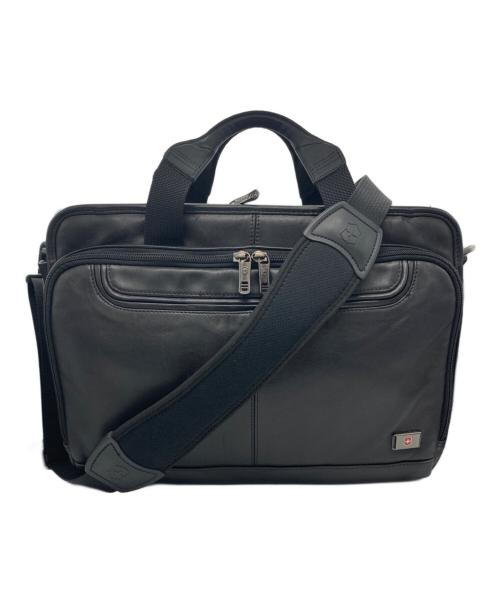 VICTORINOX（ビクトリノックス）VICTORINOX (ビクトリノックス) 2WAYショルダーバッグ ブラックの古着・服飾アイテム