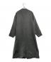 BARNEYS NEWYORK (バーニーズ・ニューヨーク) ノーカラーウールコート グレー サイズ:38：8000円