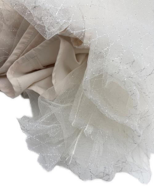 Snidel（スナイデル）Snidel (スナイデル) カーデ×チュールスカートセット ベージュ サイズ:1の古着・服飾アイテム