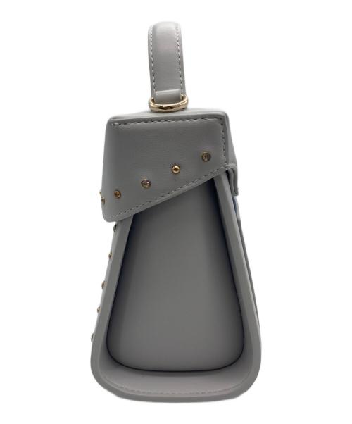DIANA（ダイアナ）DIANA (ダイアナ) スタッズショルダーバッグ グレー サイズ:-の古着・服飾アイテム
