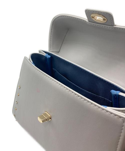 DIANA（ダイアナ）DIANA (ダイアナ) スタッズショルダーバッグ グレー サイズ:-の古着・服飾アイテム