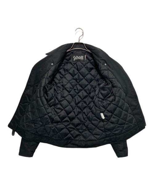 Schott（ショット）shott (ショット) ナイロンライダースジャケット ブラック サイズ:Sの古着・服飾アイテム