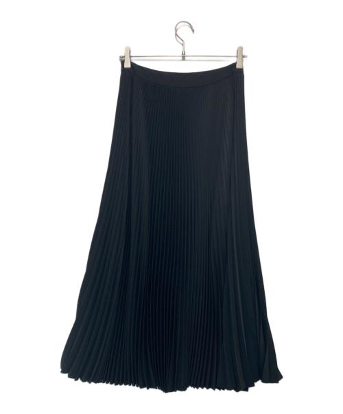 Graphpaper（グラフペーパー）Graphpaper (グラフペーパー) Satin Pleats Skirt ブラック サイズ:00の古着・服飾アイテム