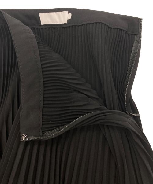 Graphpaper（グラフペーパー）Graphpaper (グラフペーパー) Satin Pleats Skirt ブラック サイズ:00の古着・服飾アイテム