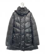 BURBERRY BLUE LABELバーバリーロンドンブルーレーベル）の古着「ダウンコート」｜ブラック