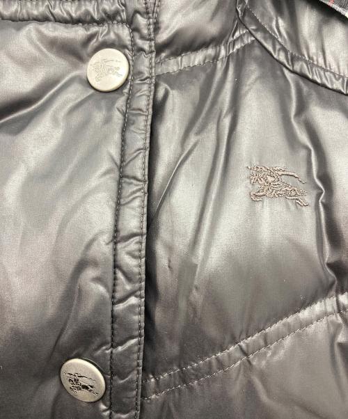 BURBERRY BLUE LABEL（バーバリー ブルー レーベル）BURBERRY BLUE LABEL (バーバリーブルーレーベル) ダウンコート ブラック サイズ:38の古着・服飾アイテム