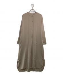 Demi-Luxe Beams（デミルクス ビームス）の古着「クルーネックシャツワンピース」｜ベージュ